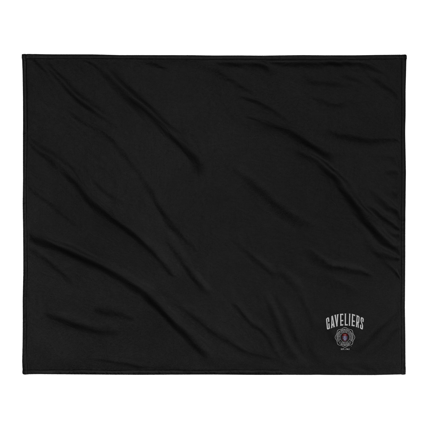Gaveliers Premium embroidered sherpa blanket